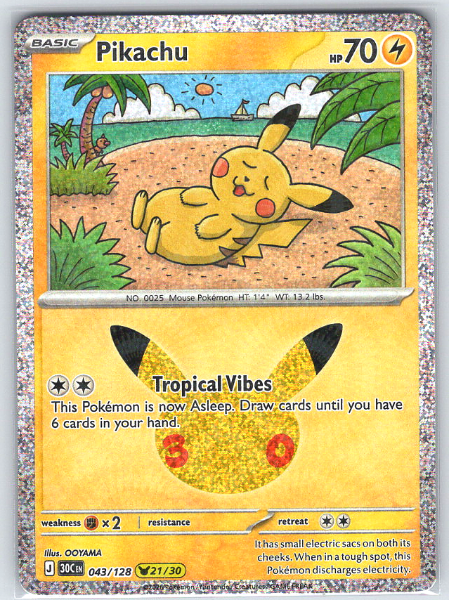 Pikachu #043/128
