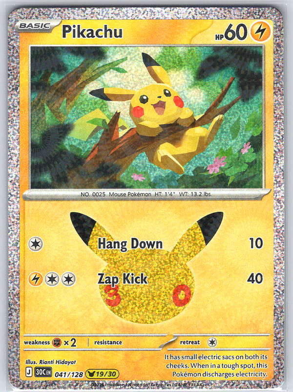 Pikachu #041/128