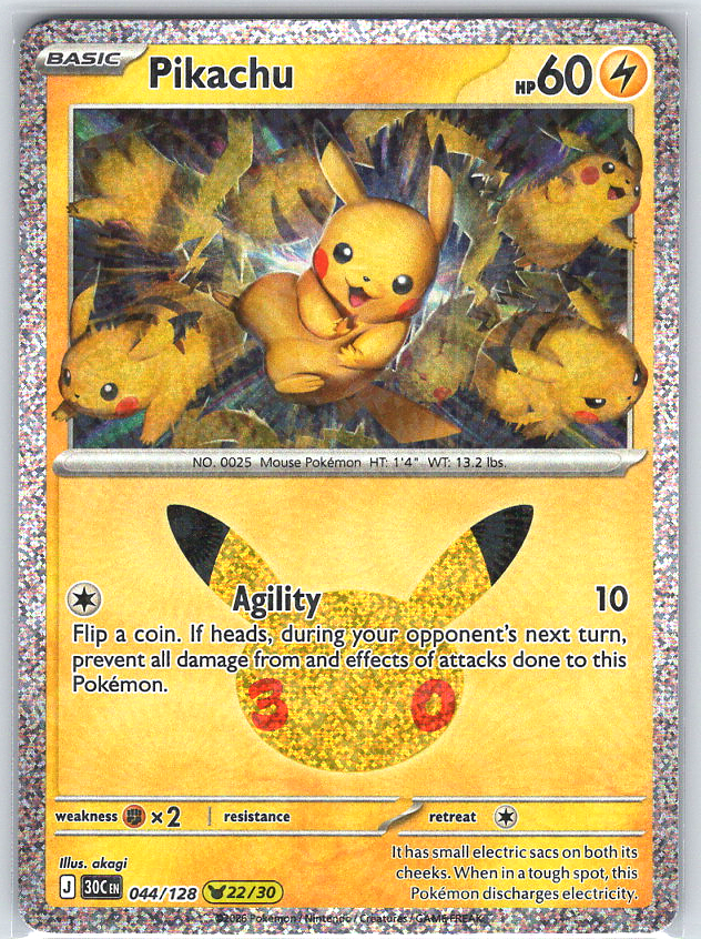 Pikachu #044/128