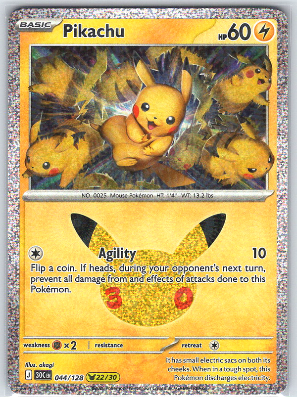 Pikachu #044/128