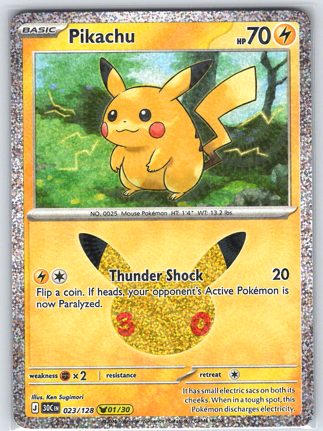 Pikachu #023/128