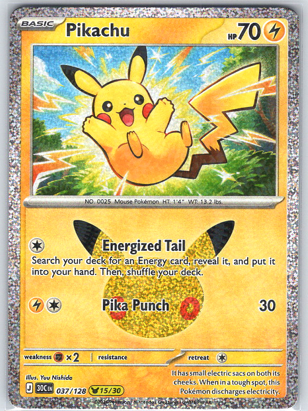 Pikachu #037/128