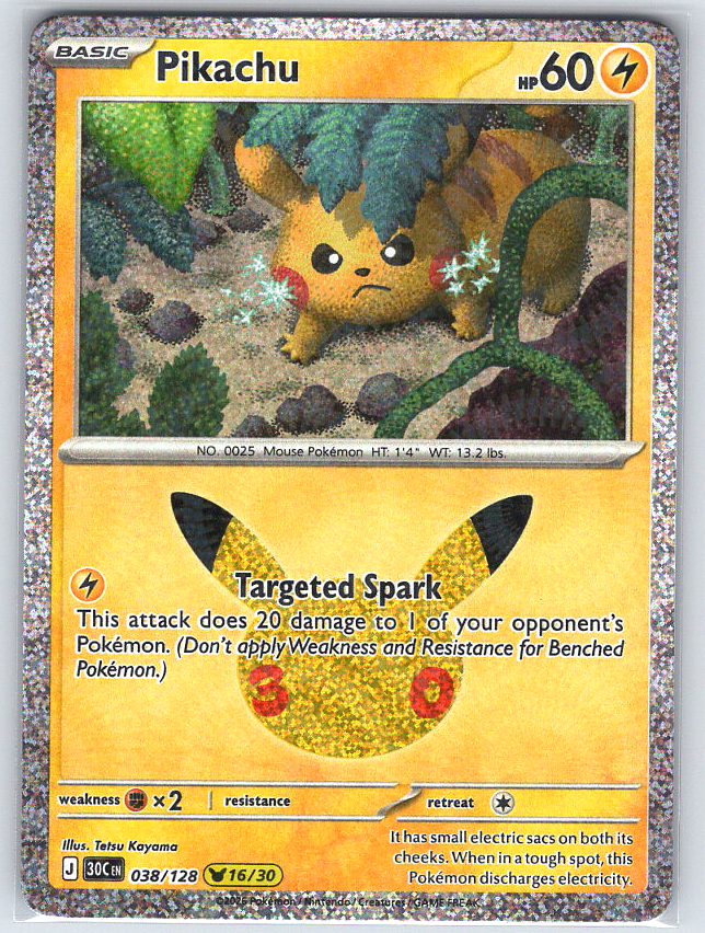Pikachu #038/128
