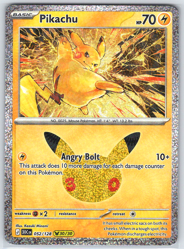 Pikachu #052/128