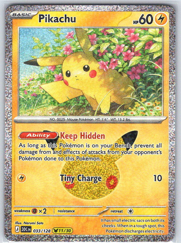 Pikachu #033/128