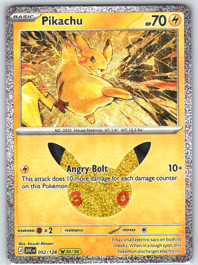 Pikachu #052/128