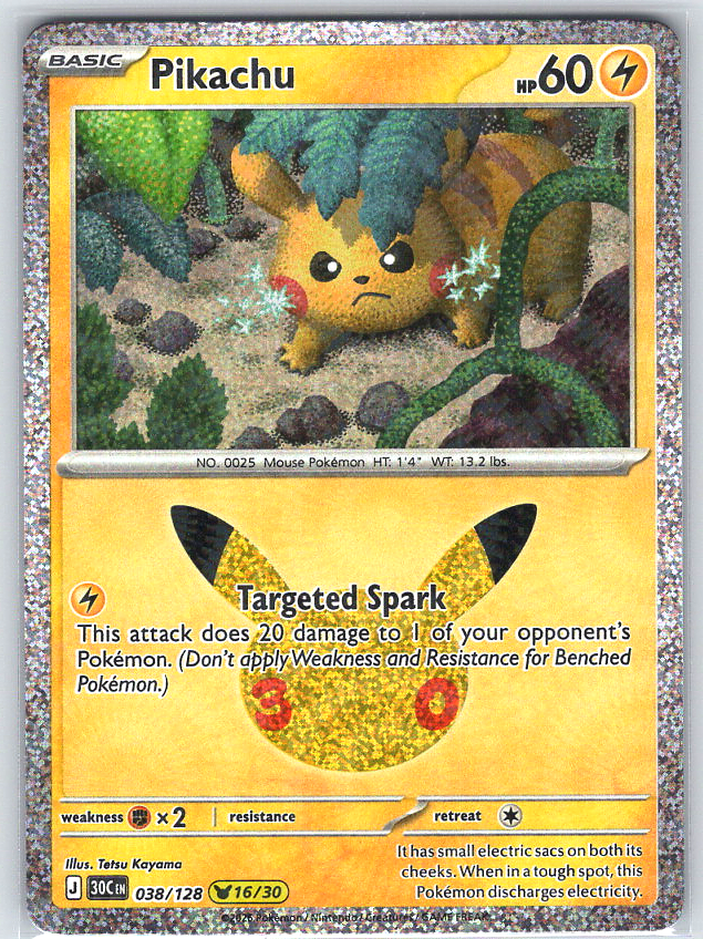 Pikachu #038/128