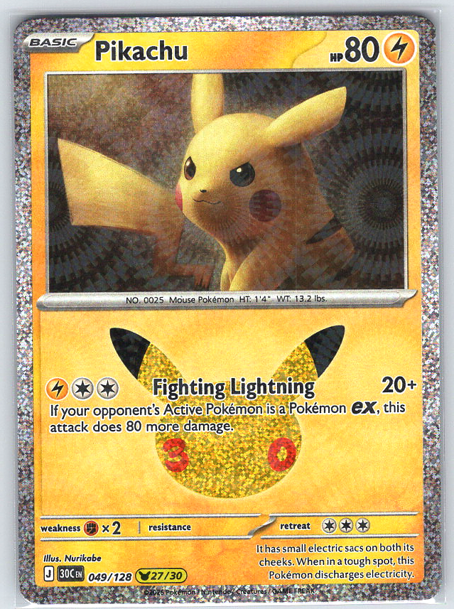 Pikachu #049/128