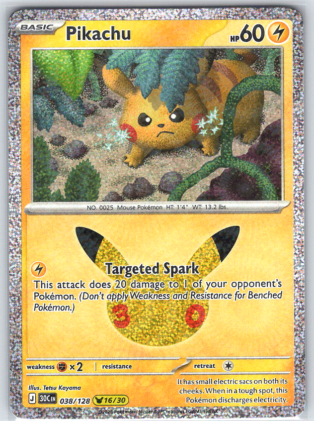 Pikachu #038/128