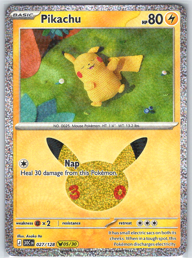 Pikachu #027/128