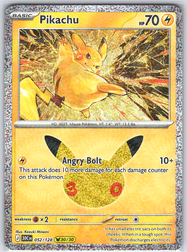 Pikachu #052/128