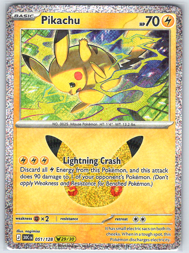 Pikachu #051/128