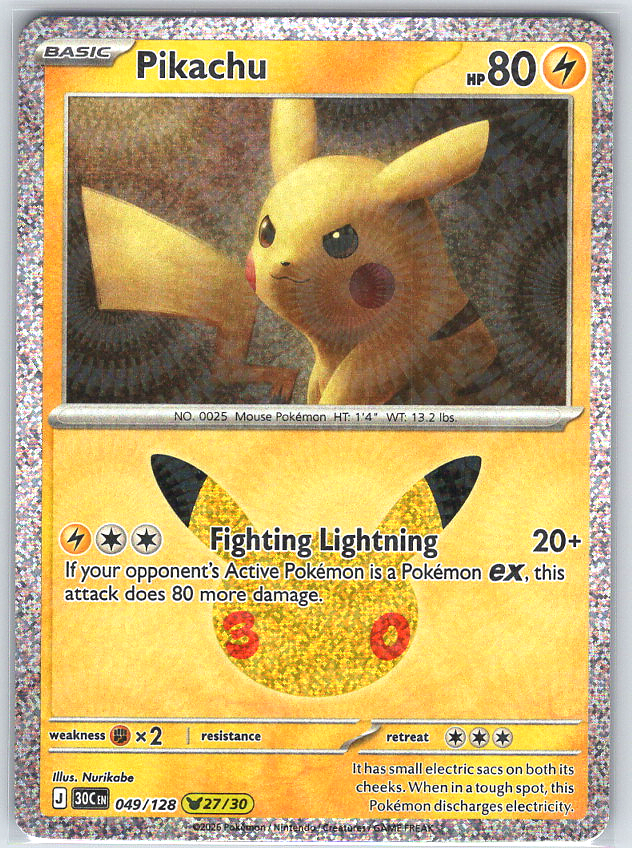 Pikachu #049/128