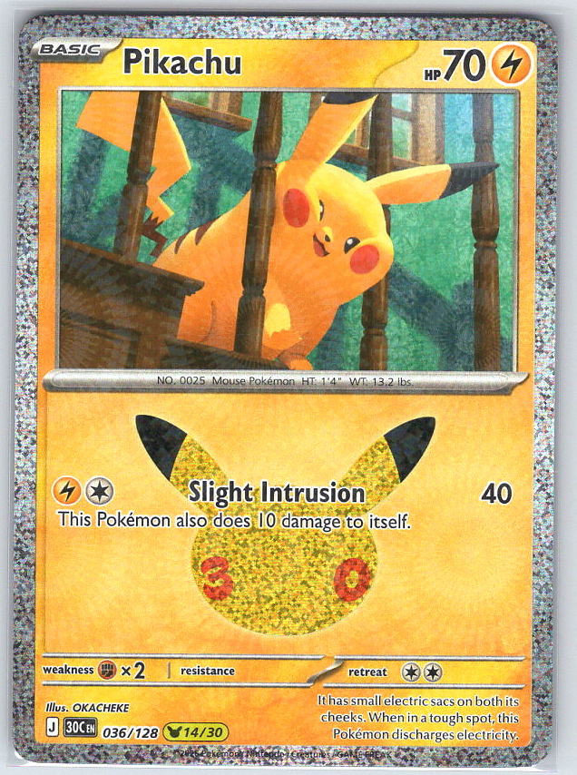 Pikachu #036/128