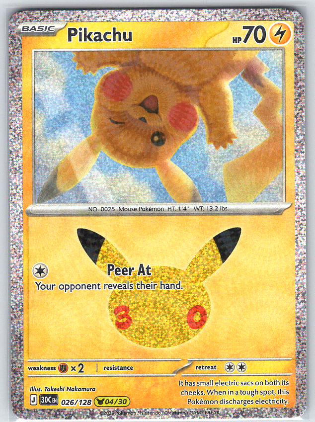 Pikachu #026/128