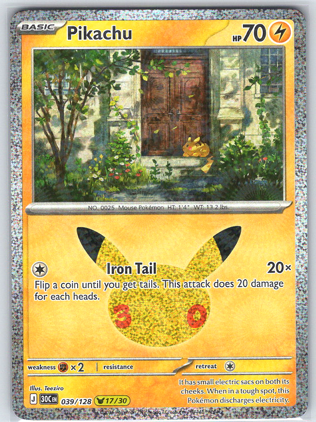 Pikachu #038/128