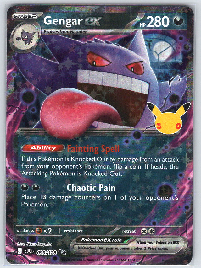 Gengar ex #090/128