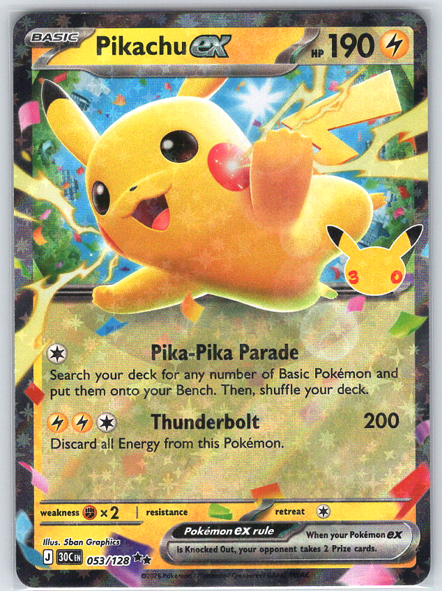 Pikachu ex #053/128