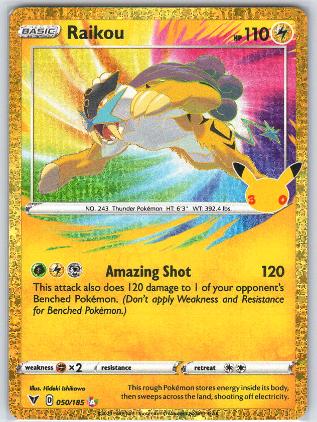 Raikou #050/185 Classic Collection