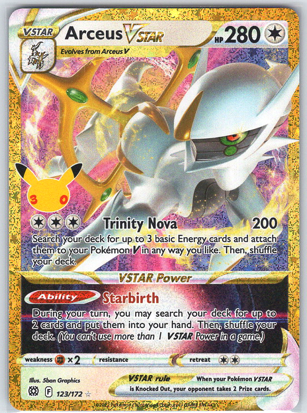 Arceus VSTAR #123/172