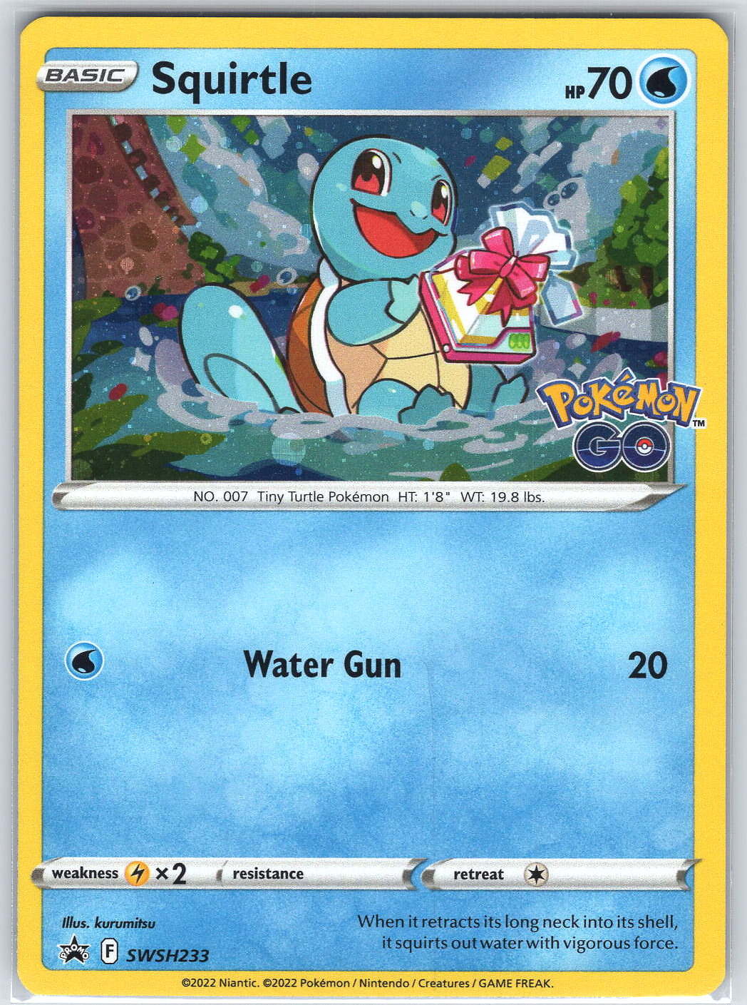 Squirtle #SWSH233 SWSH: Sword & Shield Promo Cards