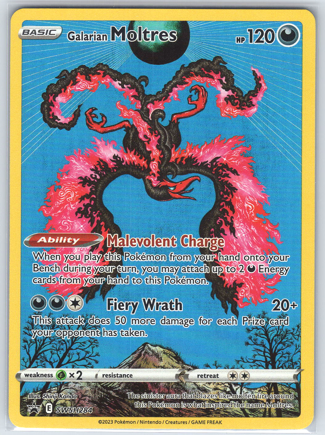 Galarian Moltres #SWSH284 SWSH: Sword & Shield Promo Cards