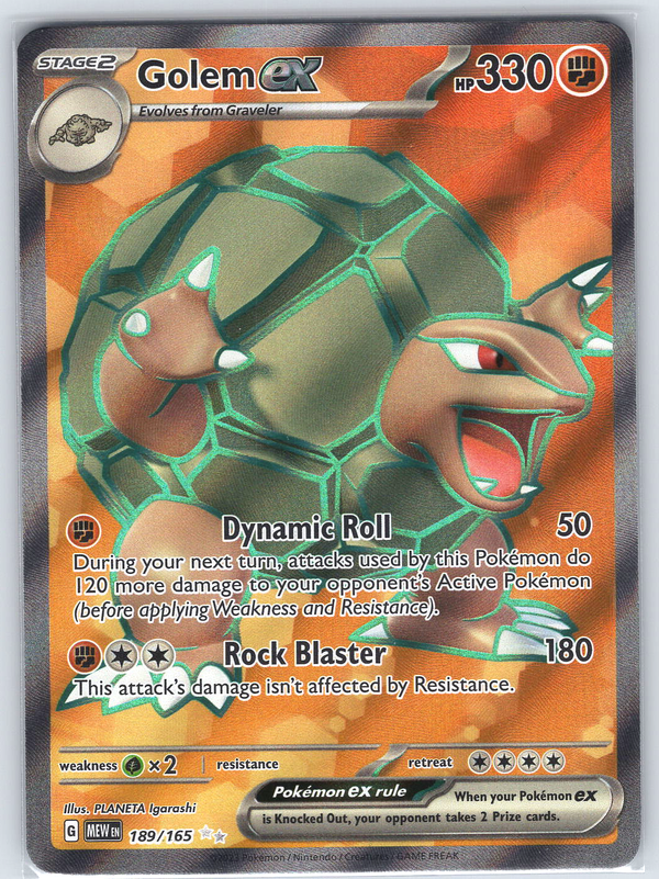 Golem ex #189/165 SV: Scarlet & Violet 151