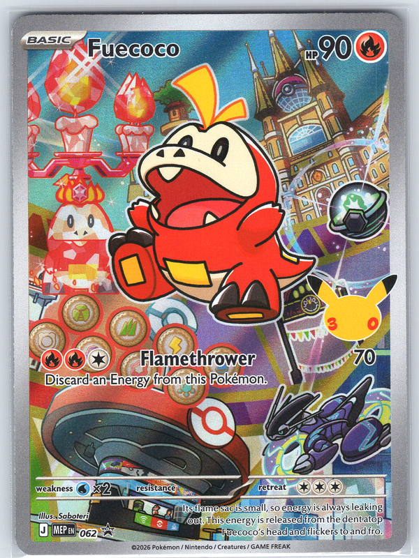 Fuecoco -  062 #062 ME: Mega Evolution Promo