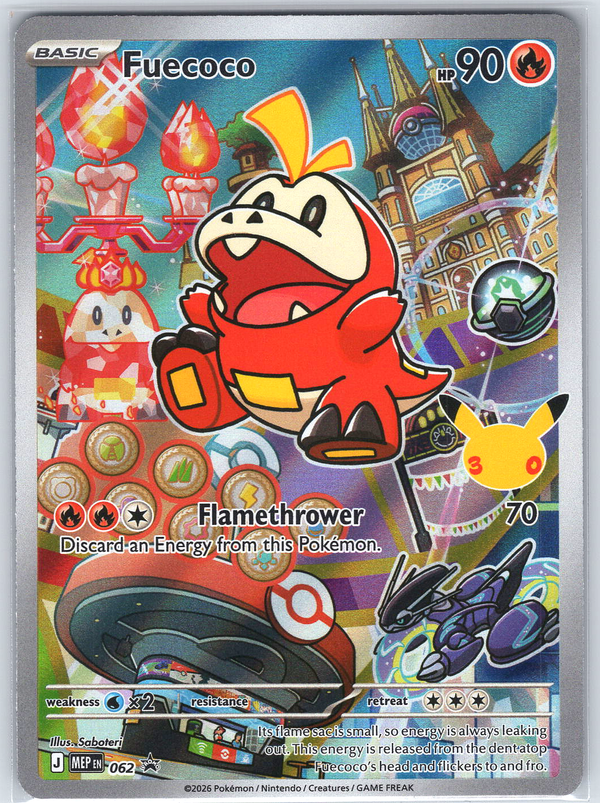 Fuecoco -  062 #062 ME: Mega Evolution Promo