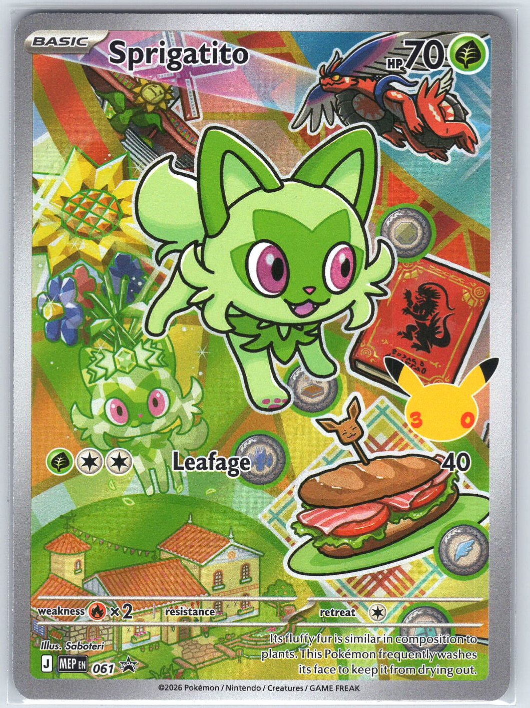 Sprigatito -  061 #061 ME: Mega Evolution Promo