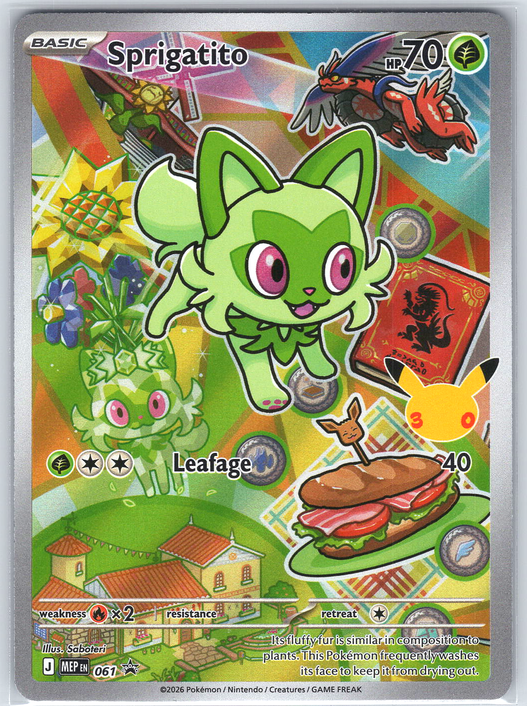 Sprigatito -  061 #061 ME: Mega Evolution Promo