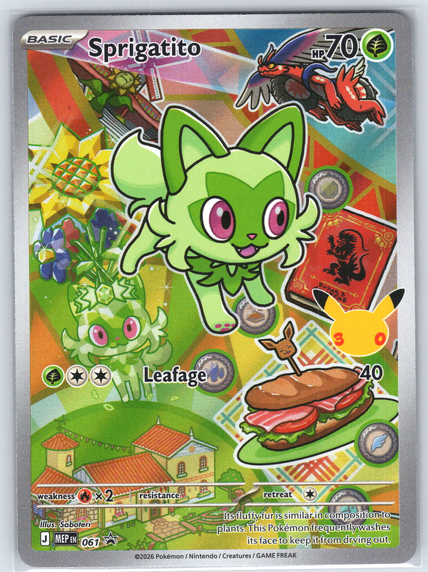 Sprigatito -  061 #061 ME: Mega Evolution Promo