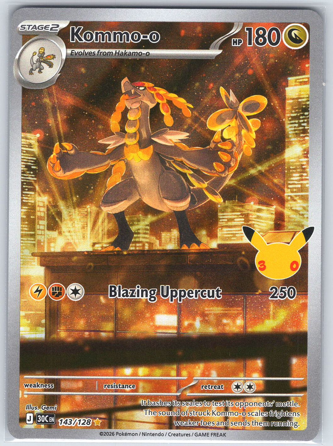 Kommo-o #143/128 ME: 30th Celebration