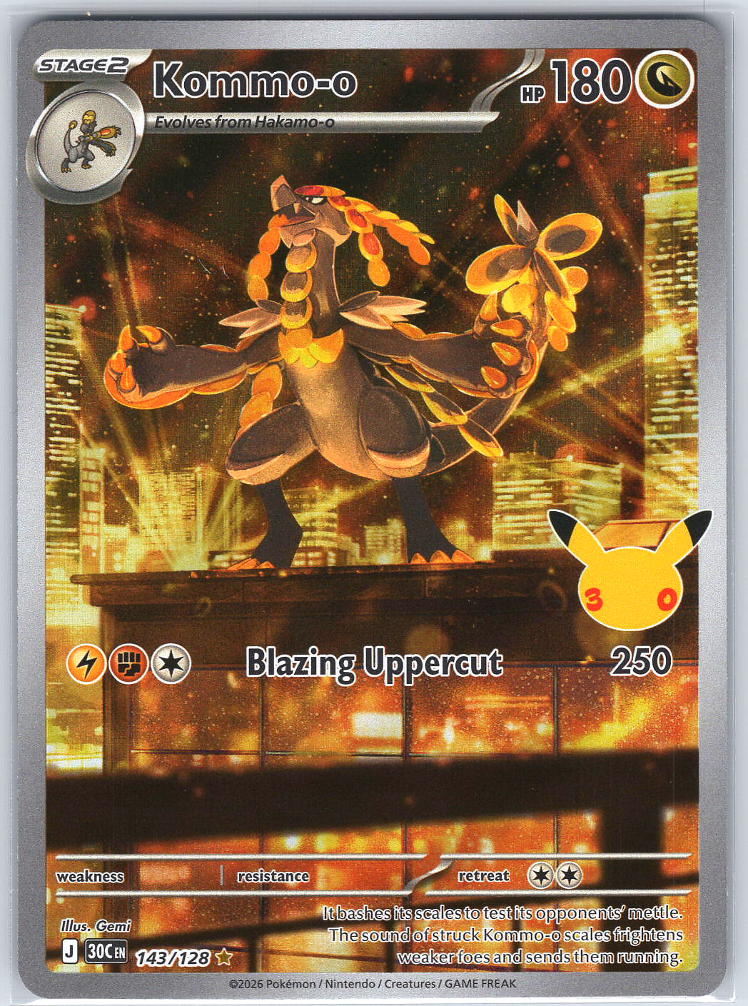 Kommo-o #143/128 ME: 30th Celebration