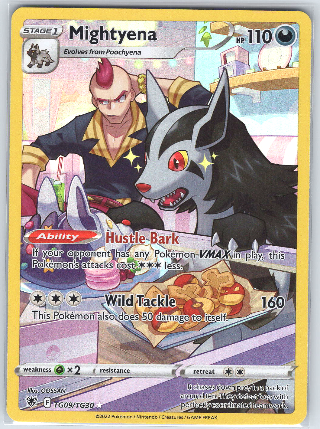 Mightyena #TG09/TG30 SWSH10: Astral Radiance Trainer Gallery