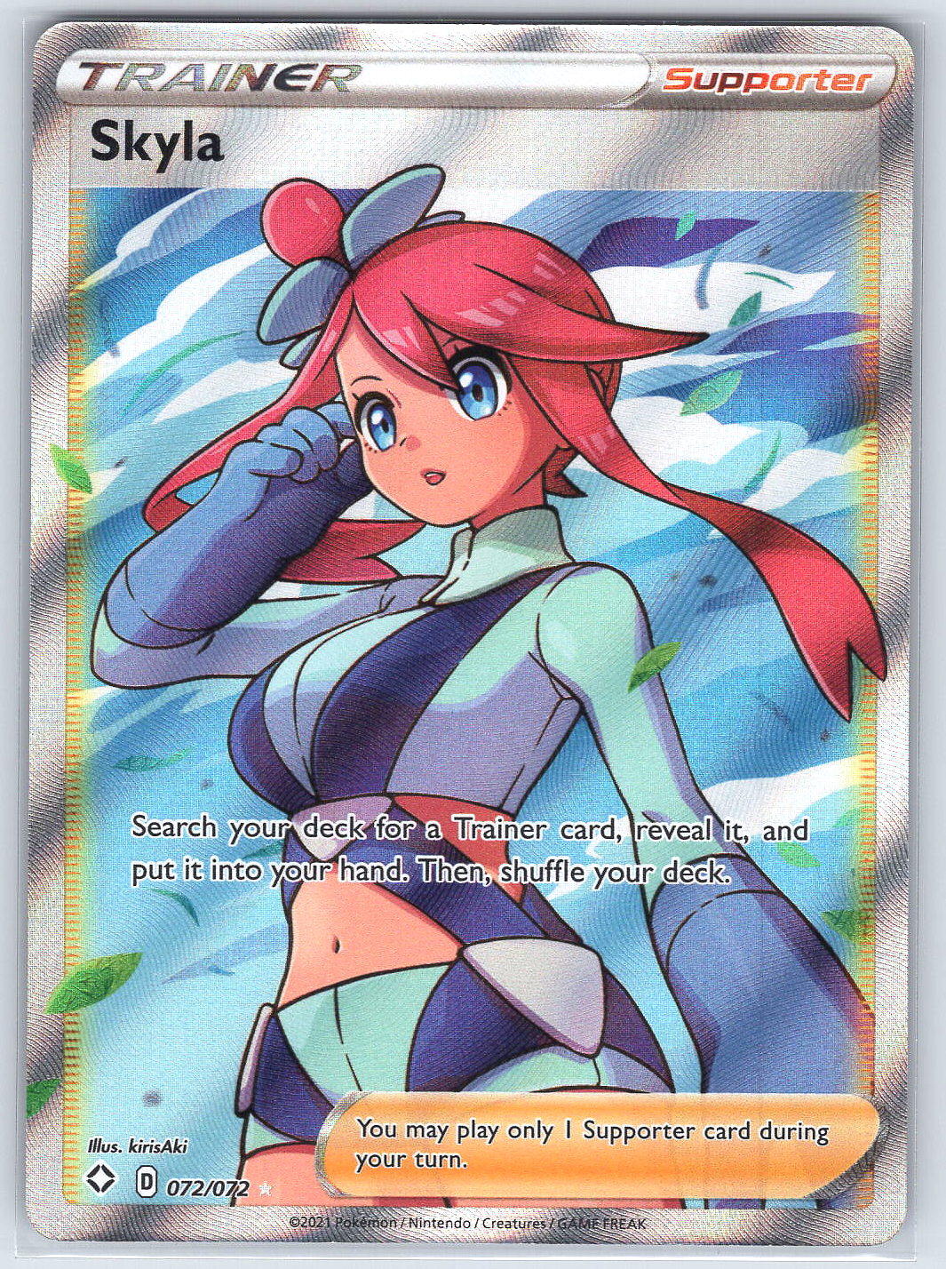 Skyla (Full Art) #072/072 Shining Fates