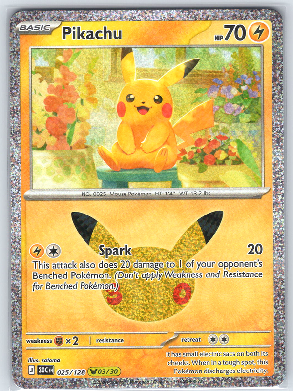 Pikachu #025/128 ME: 30th Celebration