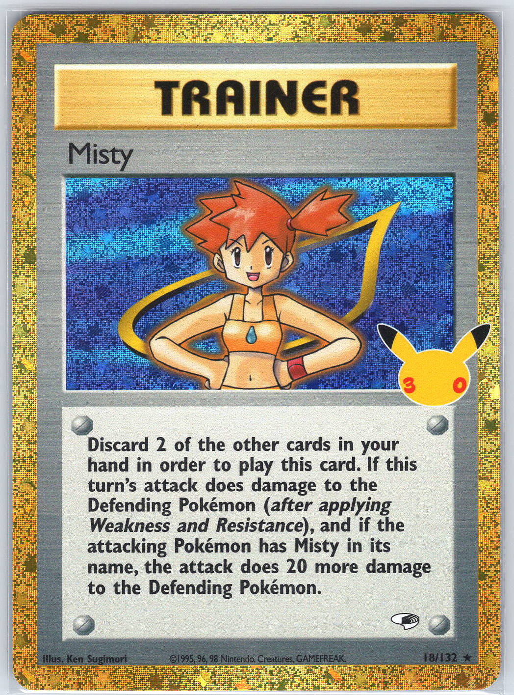 Misty #18/132 ME: 30th Celebration Classic Collection