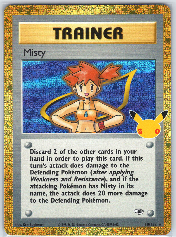 Misty #18/132 ME: 30th Celebration Classic Collection