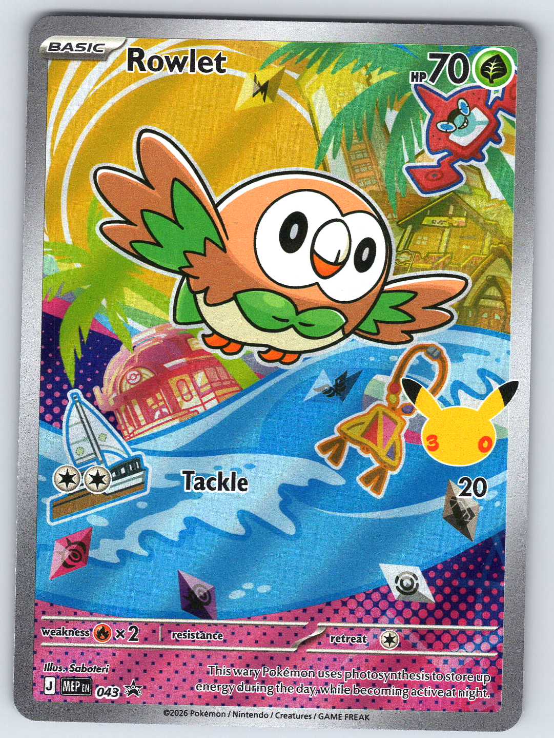 Rowlet #043 ME: Mega Evolution Promo