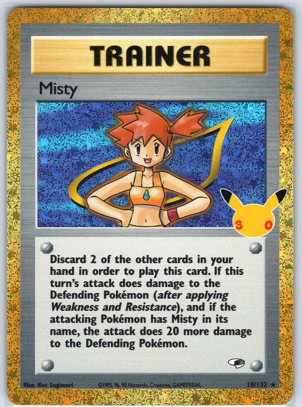 Misty #18/132 ME: 30th Celebration Classic Collection