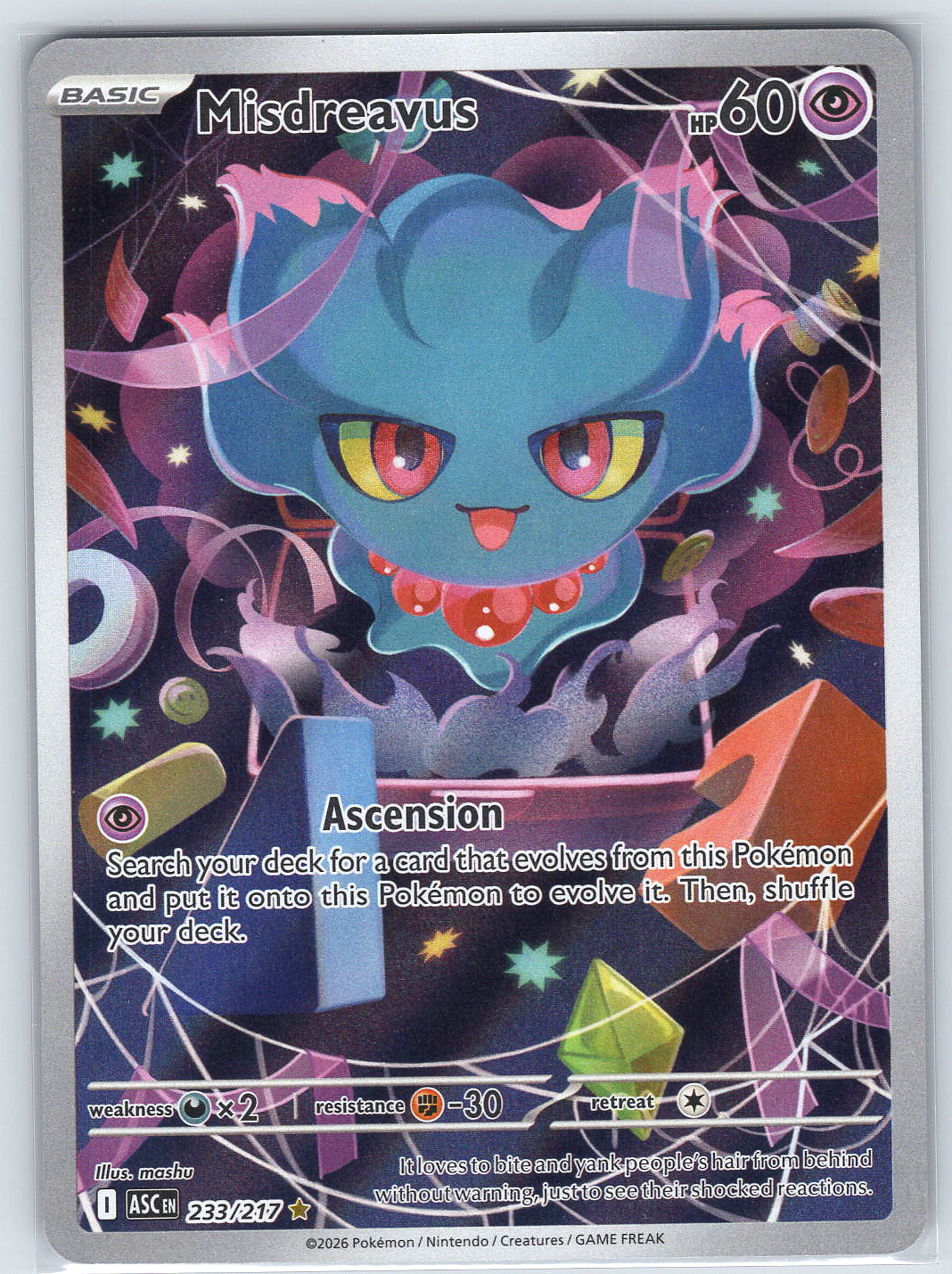 Misdreavus #233/217 ME: Ascended Heroes
