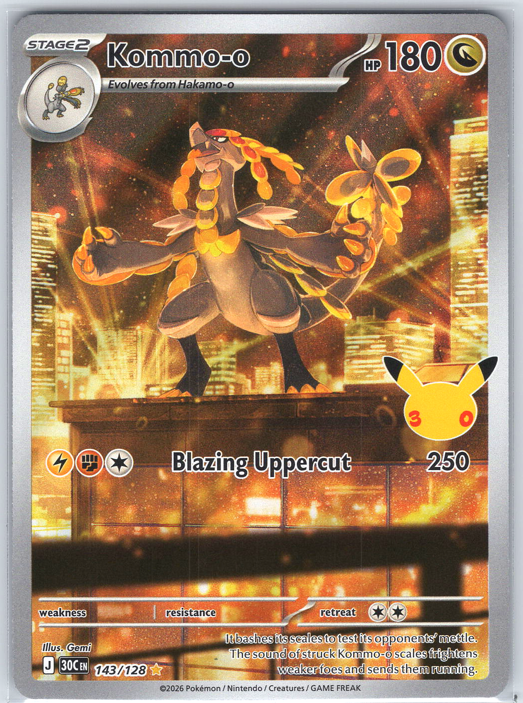Kommo-o #143/128 ME: 30th Celebration