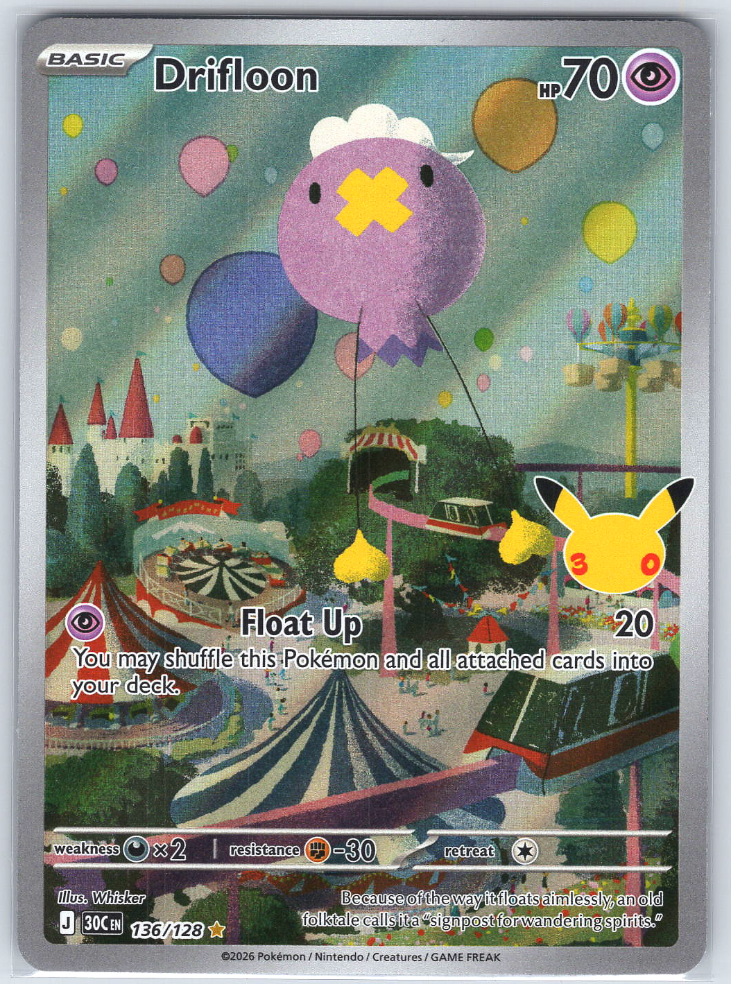 Drifloon #136/128 ME: 30th Celebration