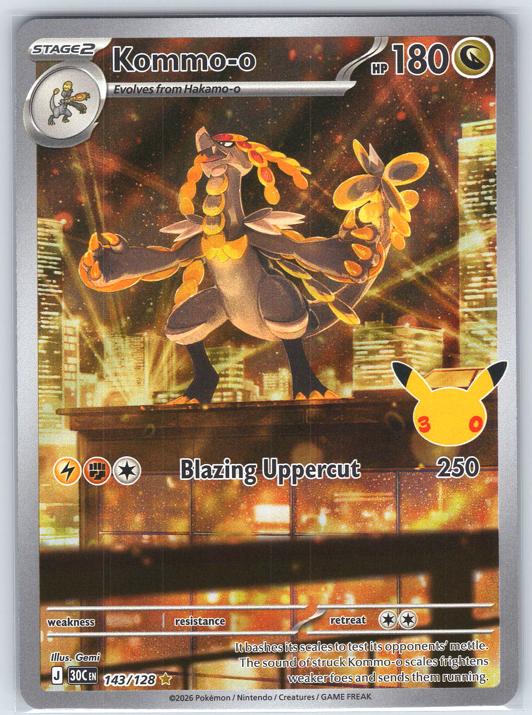Kommo-o #143/128 ME: 30th Celebration