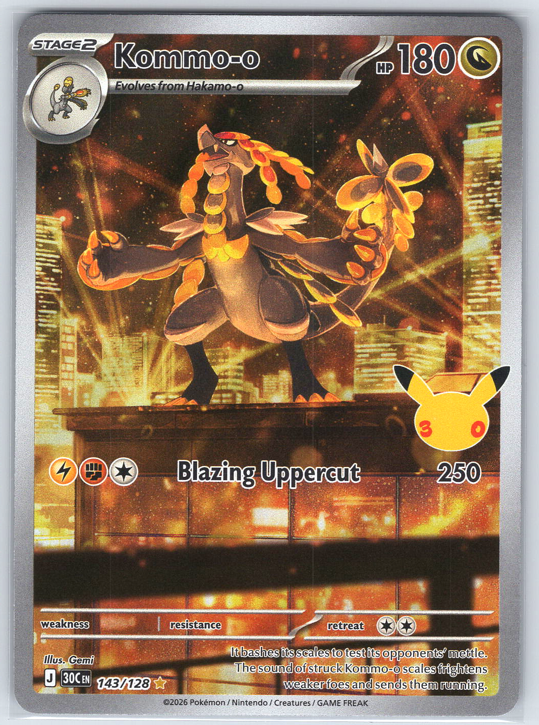 Kommo-o #143/128 ME: 30th Celebration