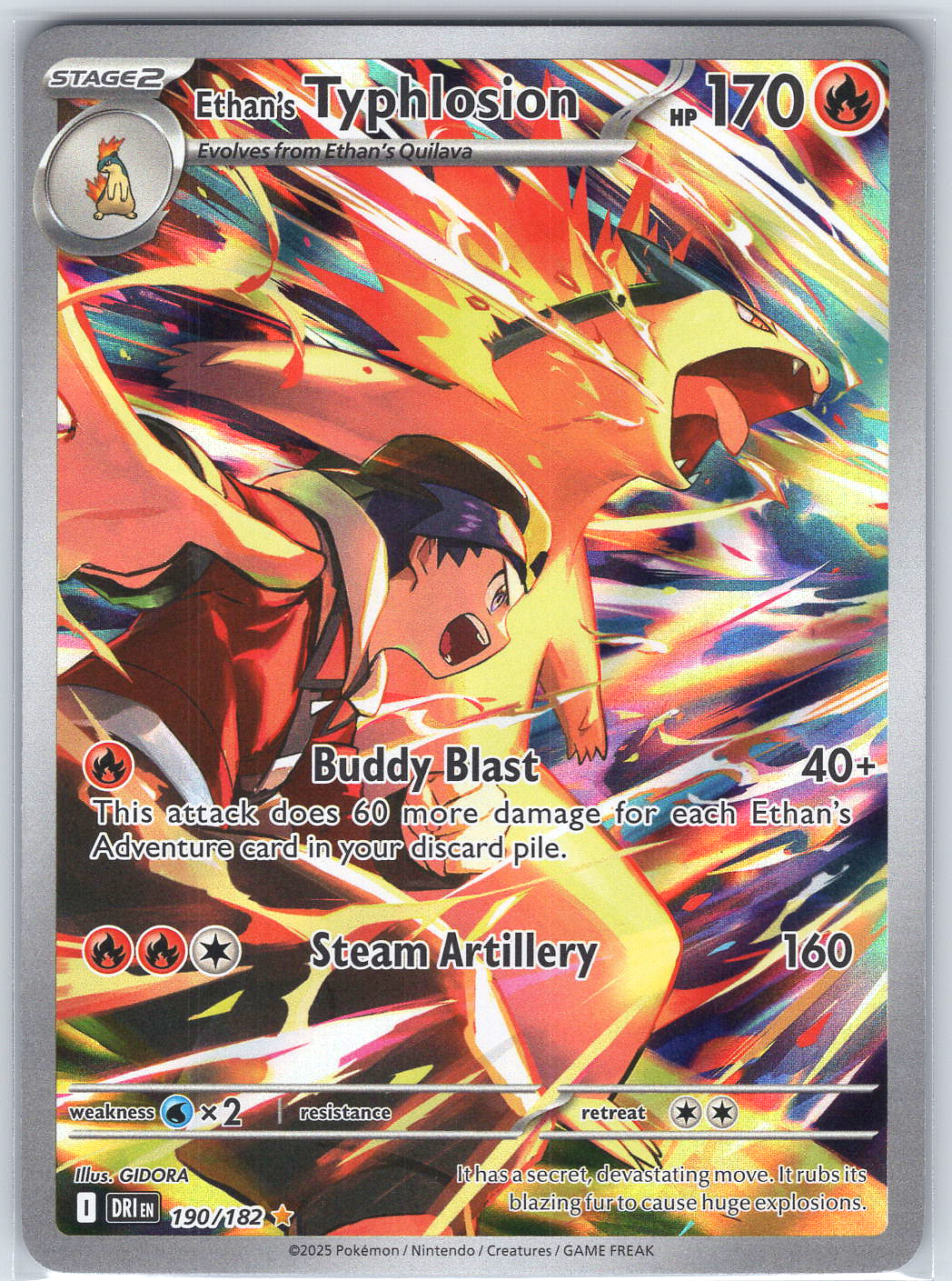 Ethan's Typhlosion #190/182 SV10: Destined Rivals