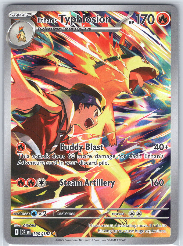 Ethan's Typhlosion #190/182 SV10: Destined Rivals