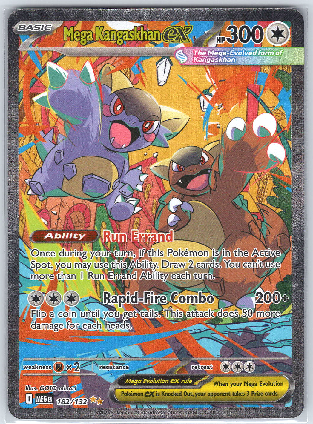 Mega Kangaskhan ex #182/132 ME01: Mega Evolution