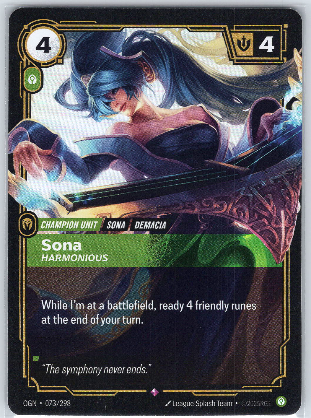 Sona, Harmonious #073/298 Origins